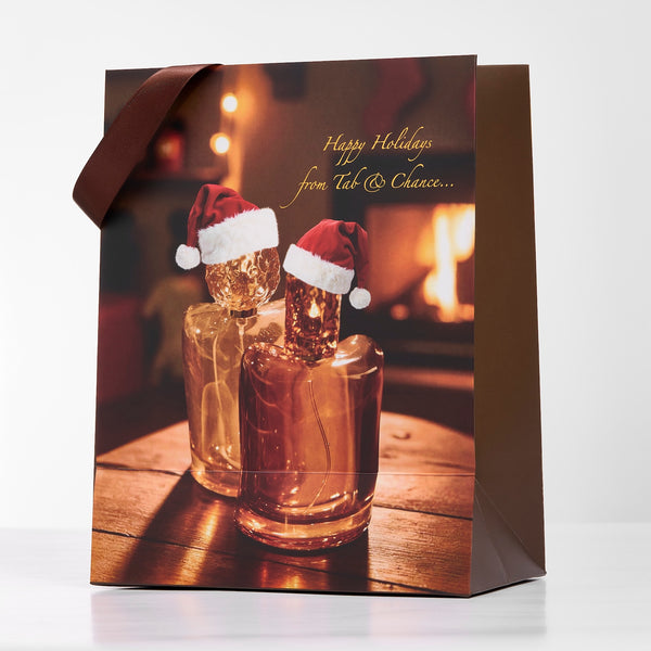 FRIDAYS WITH TAB & CHANCE HOLIDAY BAG + TISSUE