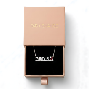 GOD IS LOVE NECKLACE by TABITHA BROWN PLATINUM