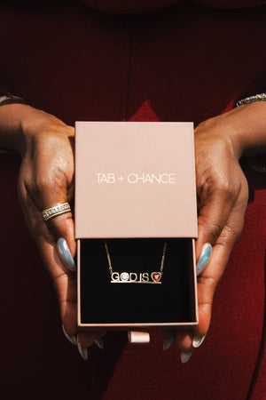 GOD IS LOVE NECKLACE by TABITHA BROWN