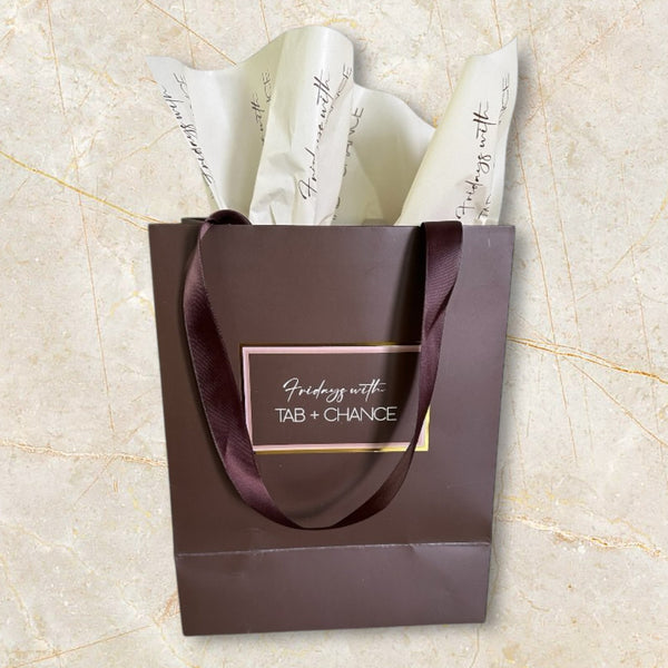 TAB & CHANCE GIFT BAG + TISSUE