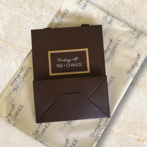 TAB & CHANCE GIFT BAG + TISSUE