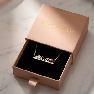 GOD IS LOVE NECKLACE by TABITHA BROWN PLATINUM