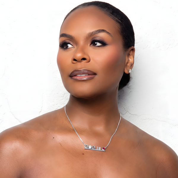 GOD IS LOVE NECKLACE by TABITHA BROWN PLATINUM